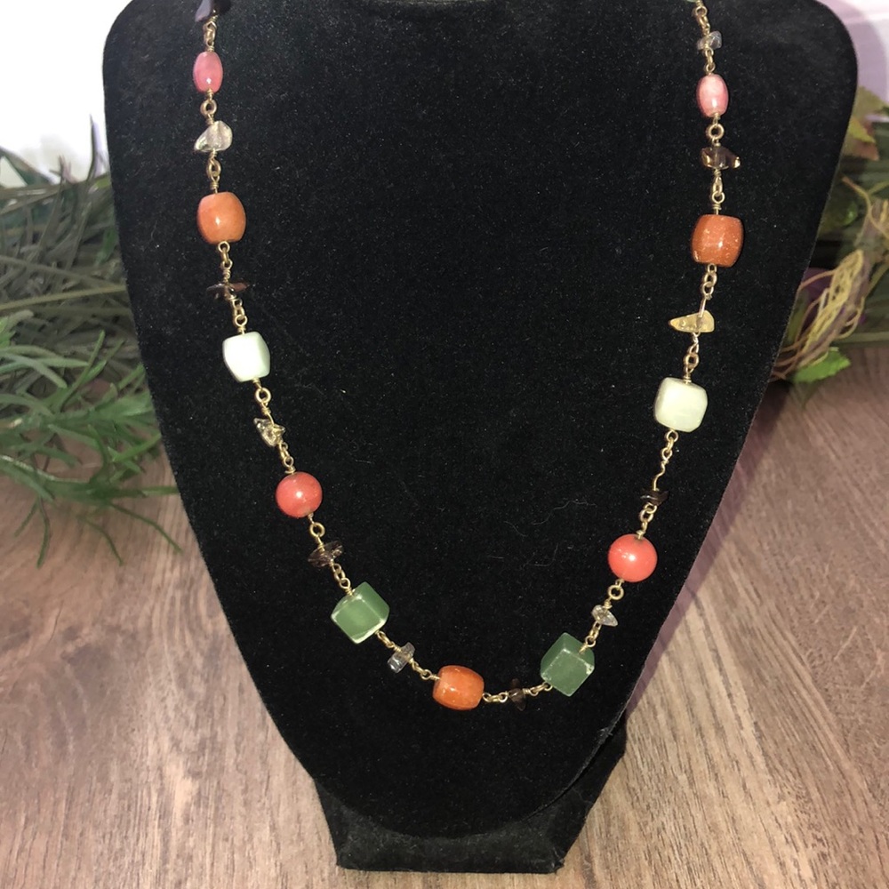 Glass bead necklace!